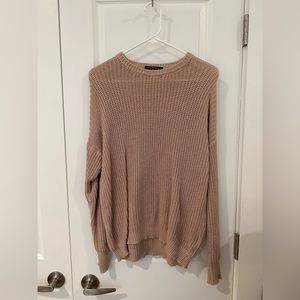 One size brandy Melville pink knit sweater